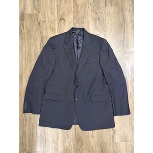 Hart Schaffner Marx "Marshall Fields" Wool Blazer Vintage 44L Navy